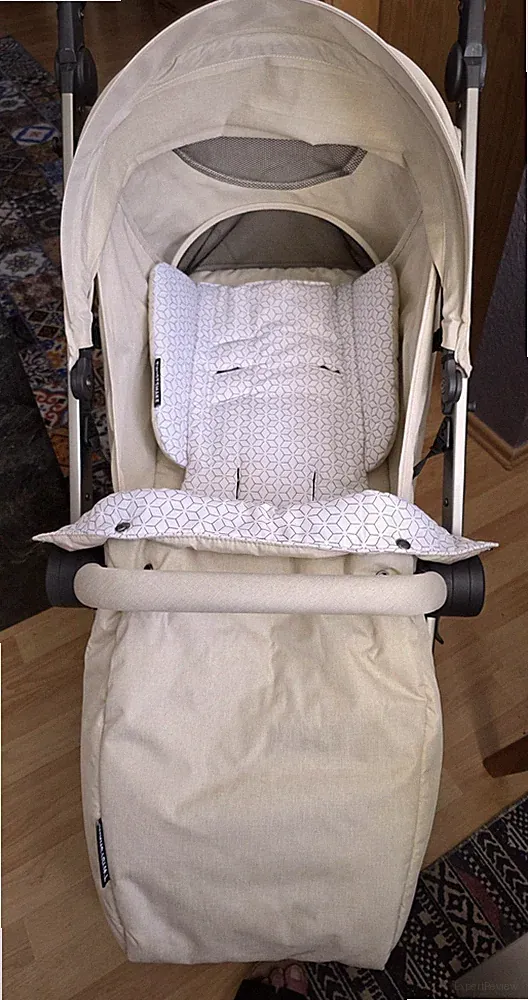 TS Twistshake Buggy Beige klappbar 5-Punkt-Gurt Verdeck Rückenlehne Korb
