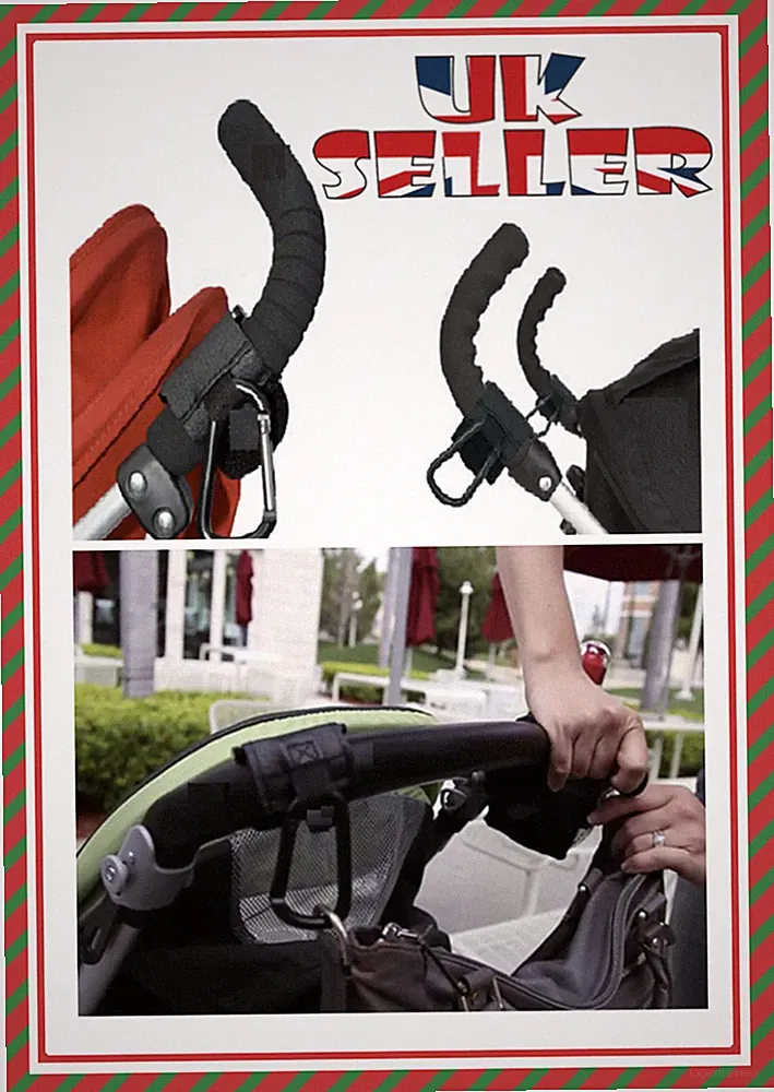 UK Buggy Gurt Karabiner Clips Kinderwagen Tasche Haken Kinderwagen Buggys Kinderwagen Lauflernwagen