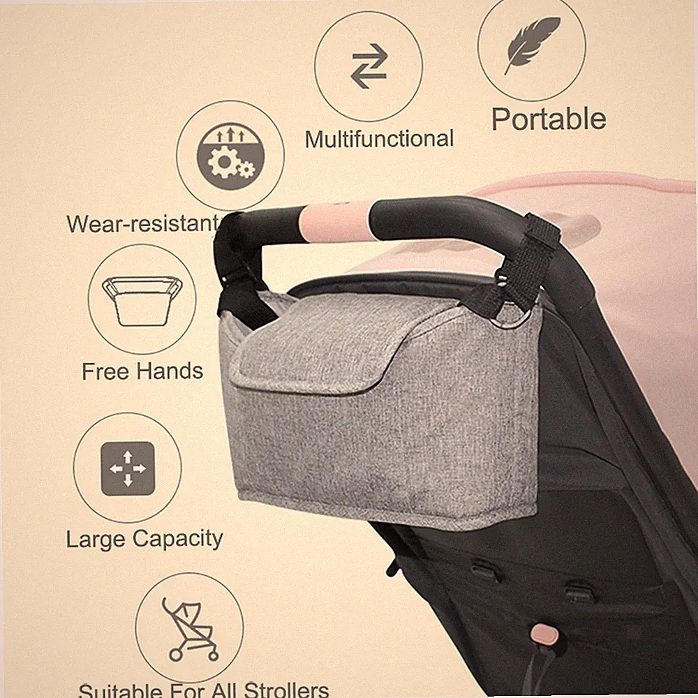 Universal Baby Kinderwagen Organizer Tasche Buggy Hängende Wickeltasche