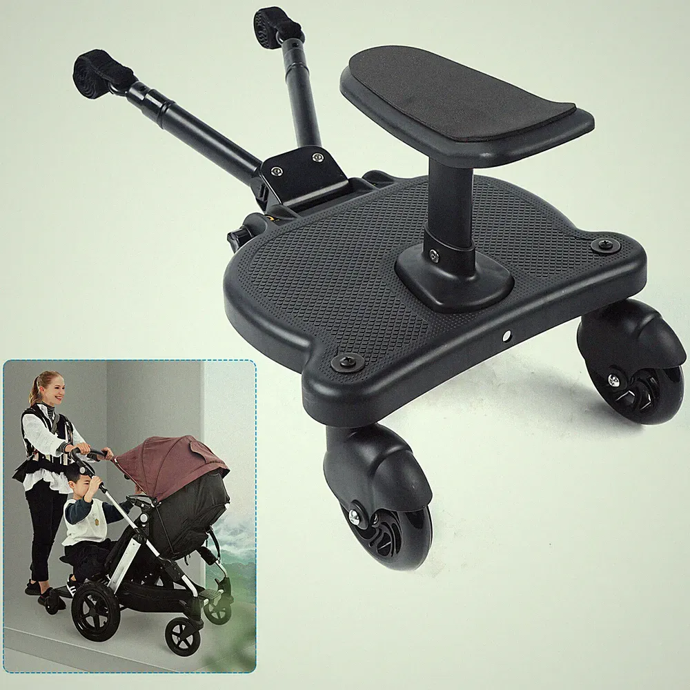 Universal Buggy board Kiddyboard Bis 25KG Mit Sitz Trittbrett F r Kinderwagen
