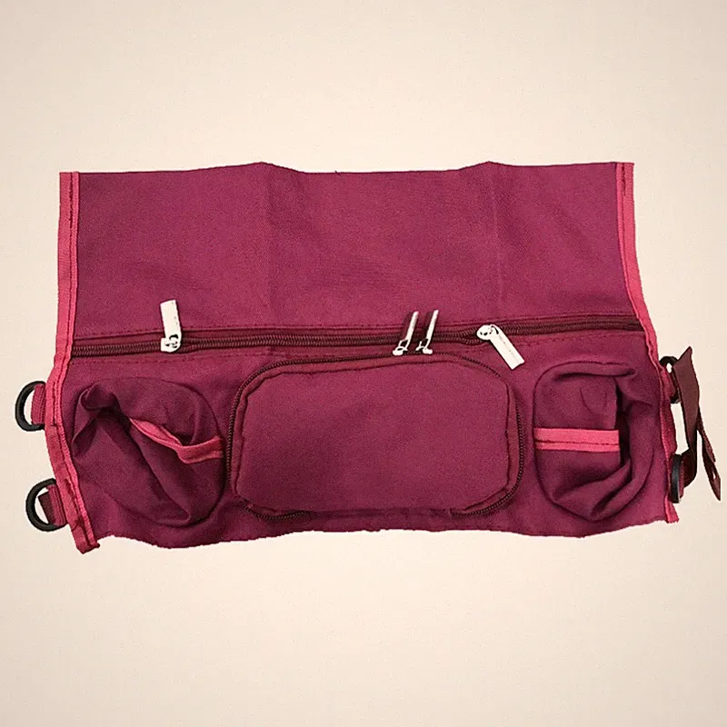 Universal Kinderwagen Buggy Organizer Kinderwagen Becherhalter Taschen schwarz