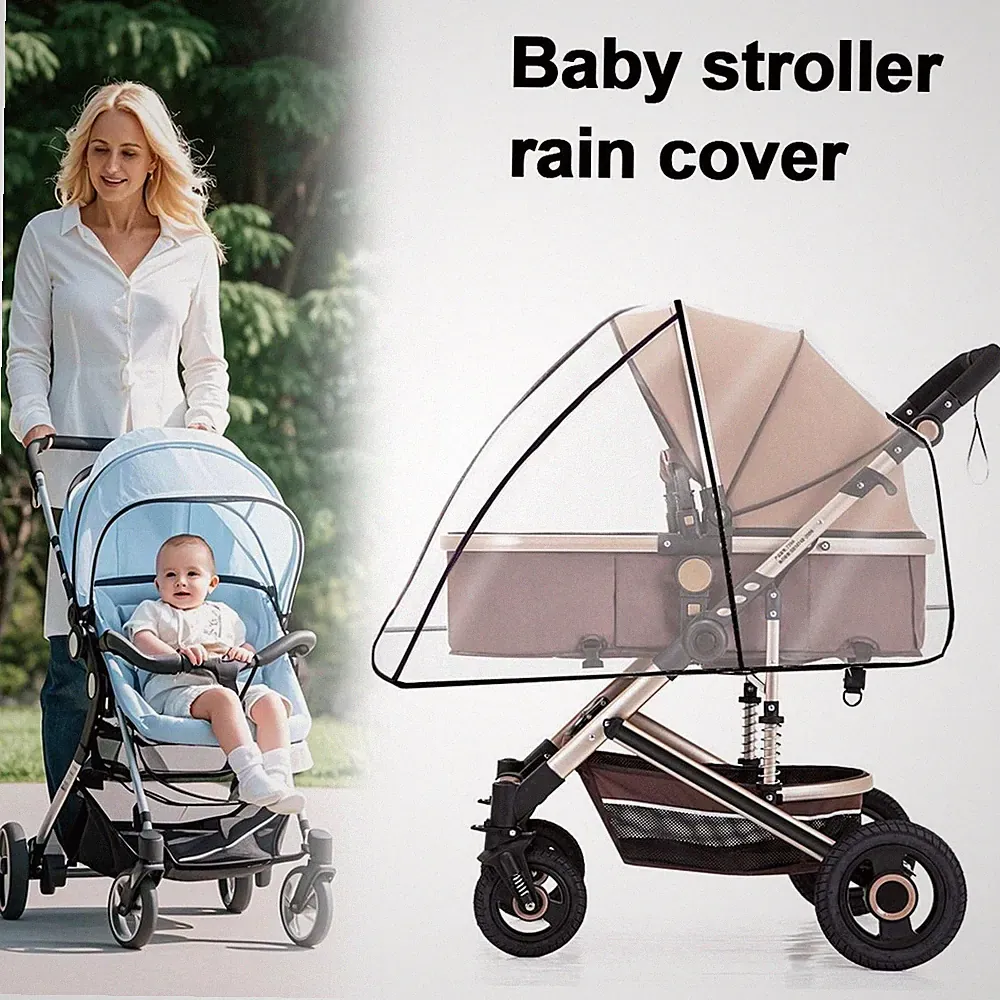 Universal Regenverdeck für Kinderwagen Buggy Sportwagen Wasserdicht Rain Cover