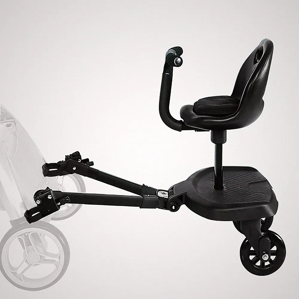 Universal Trittbrett für Kinderwagen mit Sitz, Buggy Board Geschwister