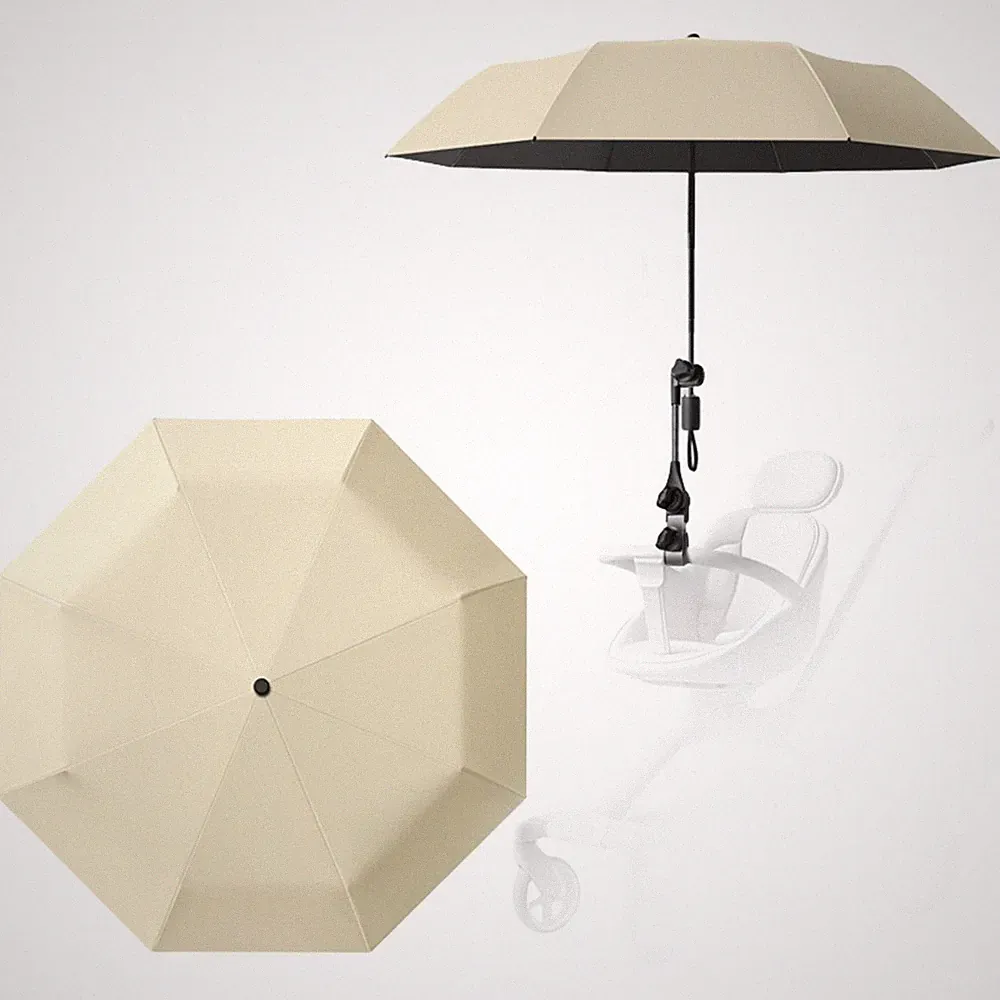 UPF 50+ Sonnenschirm für Kinder Kinderwagen Stylischer UV-Schutz Schirm