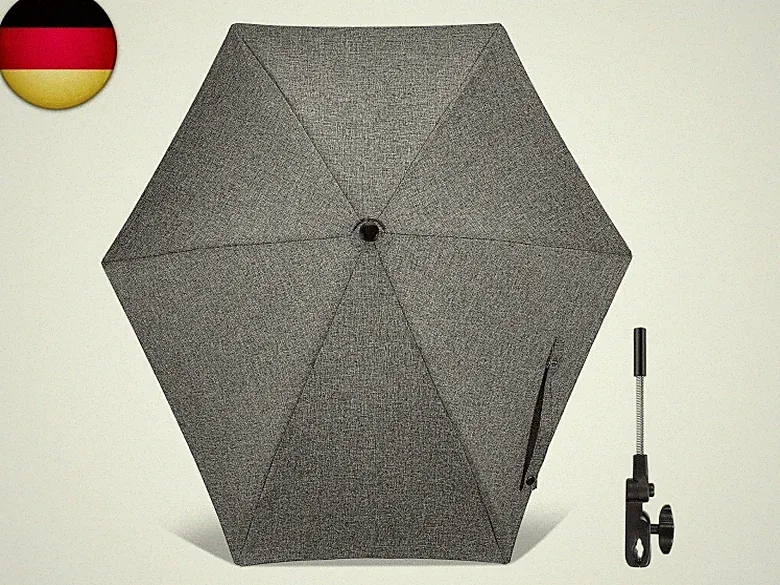 UPF 50+ Sonnenschirm Sonnenschutz für Kinderwagen & Buggy, Y10 Durchmesser