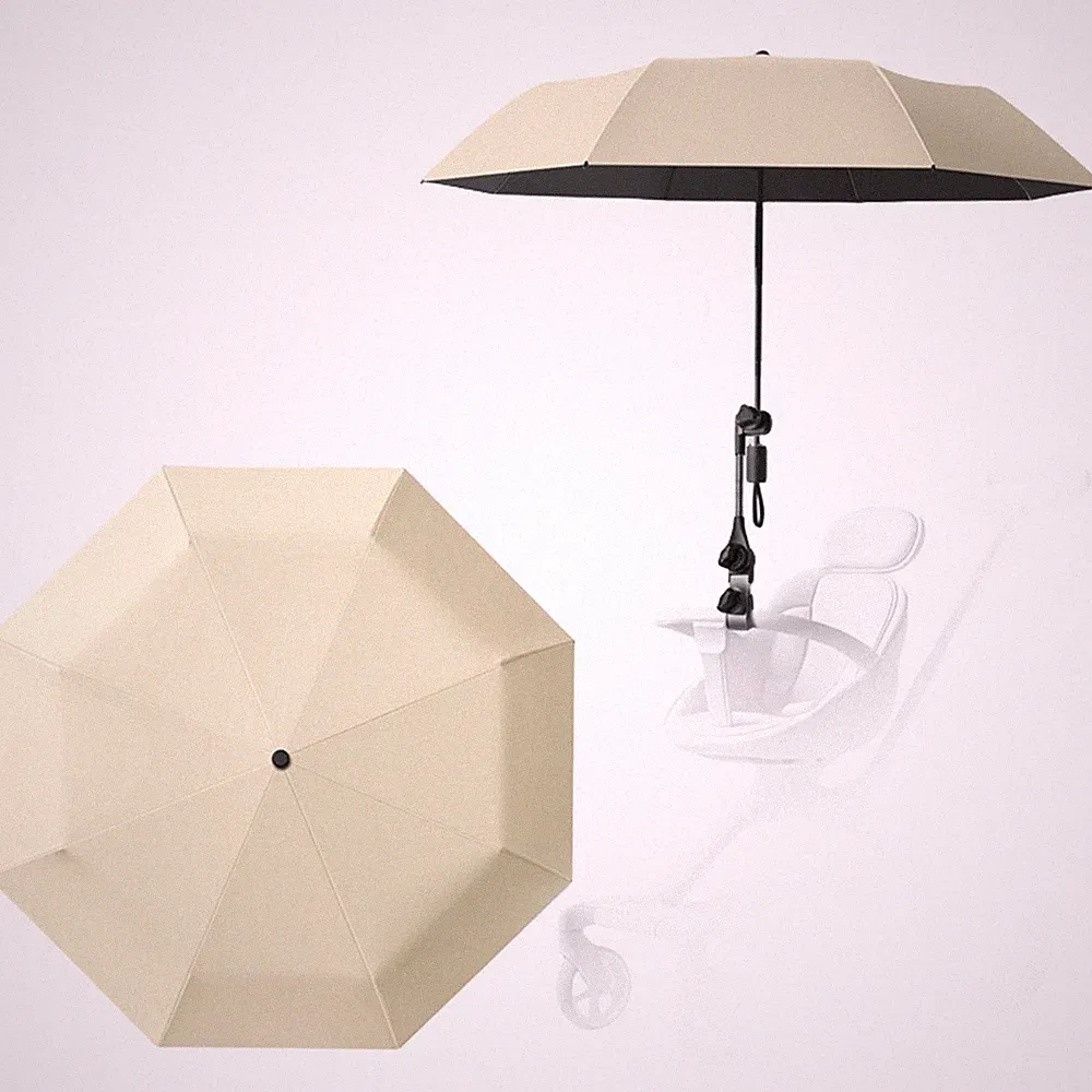 UPF 50 Sonnenschutz Sonnenschirm für Kinderwagen mit verstellbarem Winkel