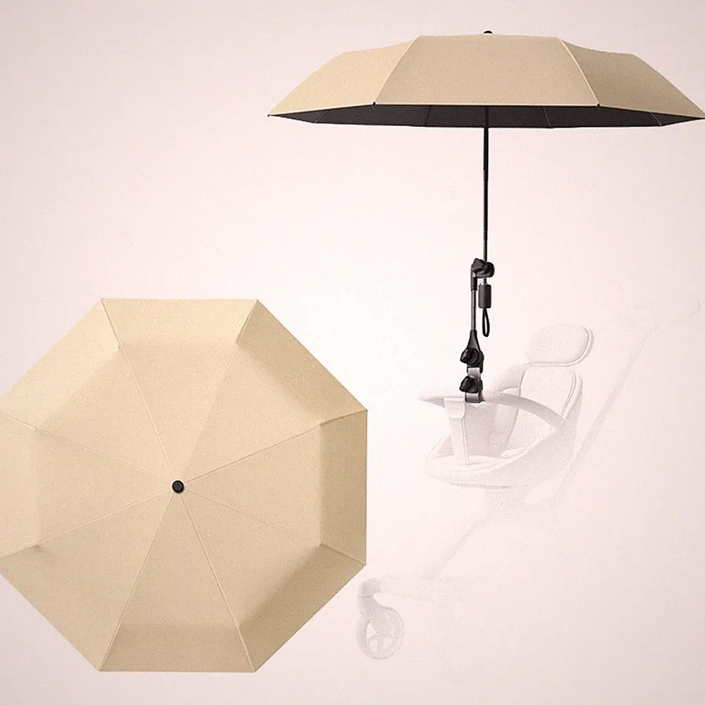 Verstellbare Sonnenschirme für Kinderwagen mit starkem UV-Schutz