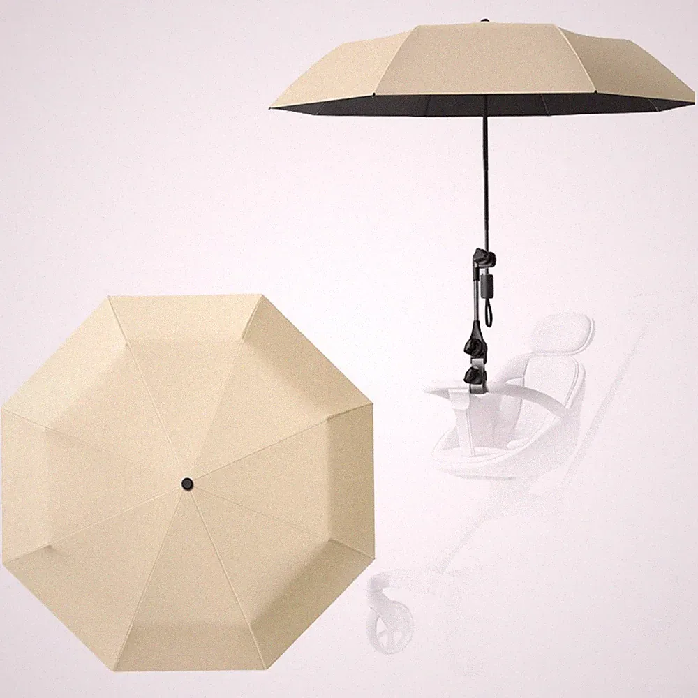 Verstellbarer Kinderwagen Sonnenschirm mit 100 cm Durchmesser und mehreren Farbe