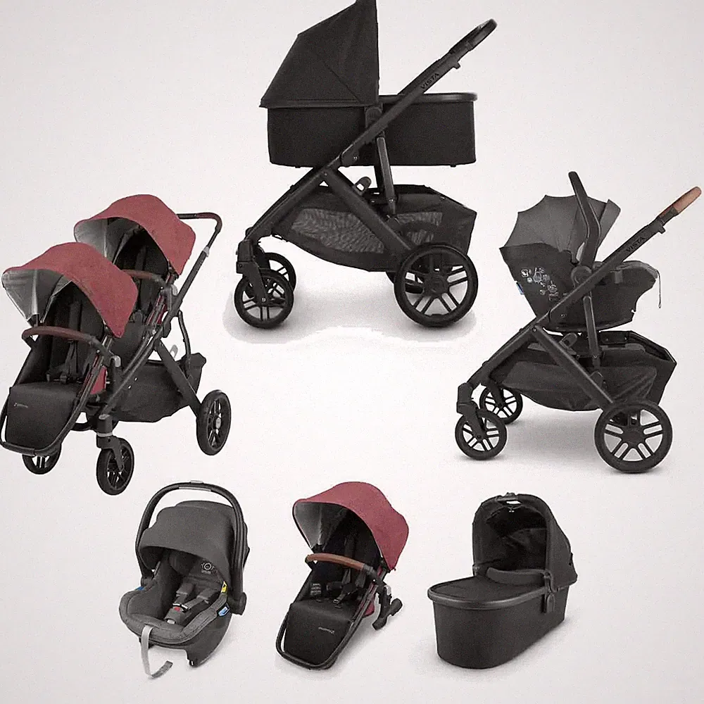 Vista V2 Kinderwagen Rumble Seat Lucy Rosewood Mélange