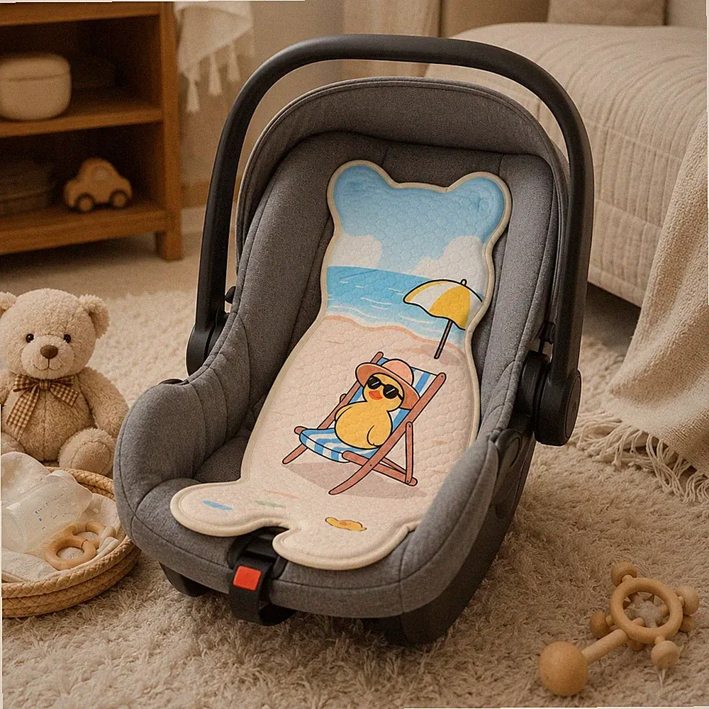 Waben-Gelkissen waschbar Kinderwagen Sitzauflage hohe Stützkraft für