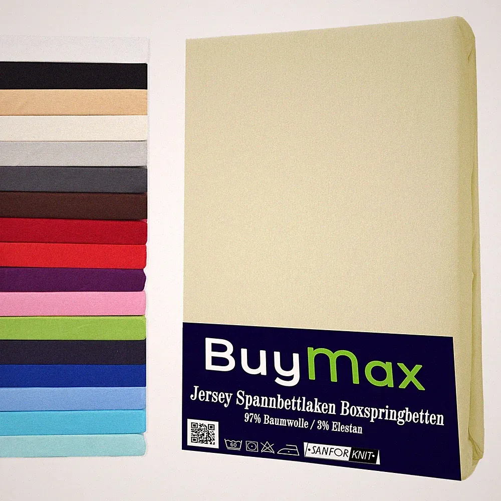 Wasserbett Boxspringbett Jersey Spannbettlaken Spannbetttuch Laken BUYMAX