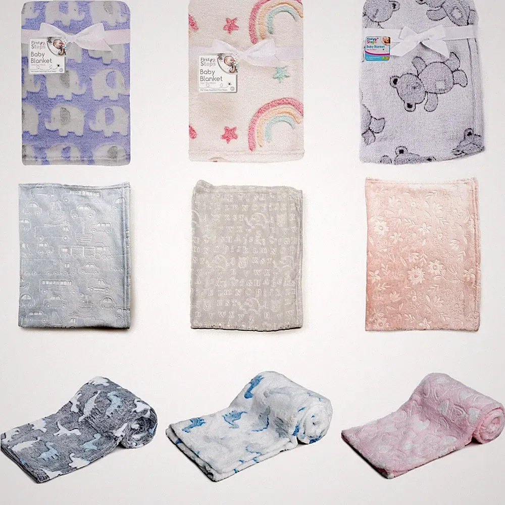 Weiche Fleece Babydecke Baby Junge Mädchen Neugeborene Kinderzimmer Kinderwagen Krippe Moseskorb