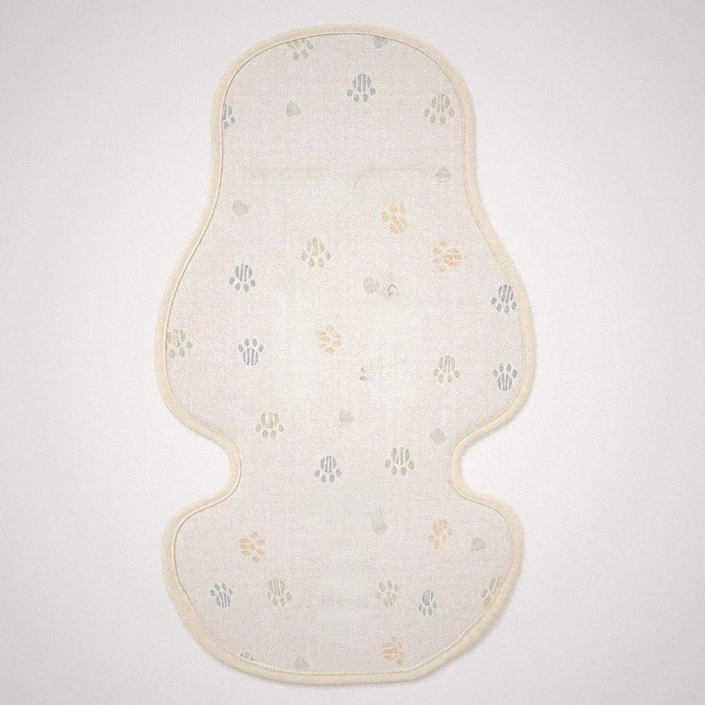 Wendbare Kinderwagen-Sitzauflage Wendbar Kühlendes Sitzkissen Rattan-Optik