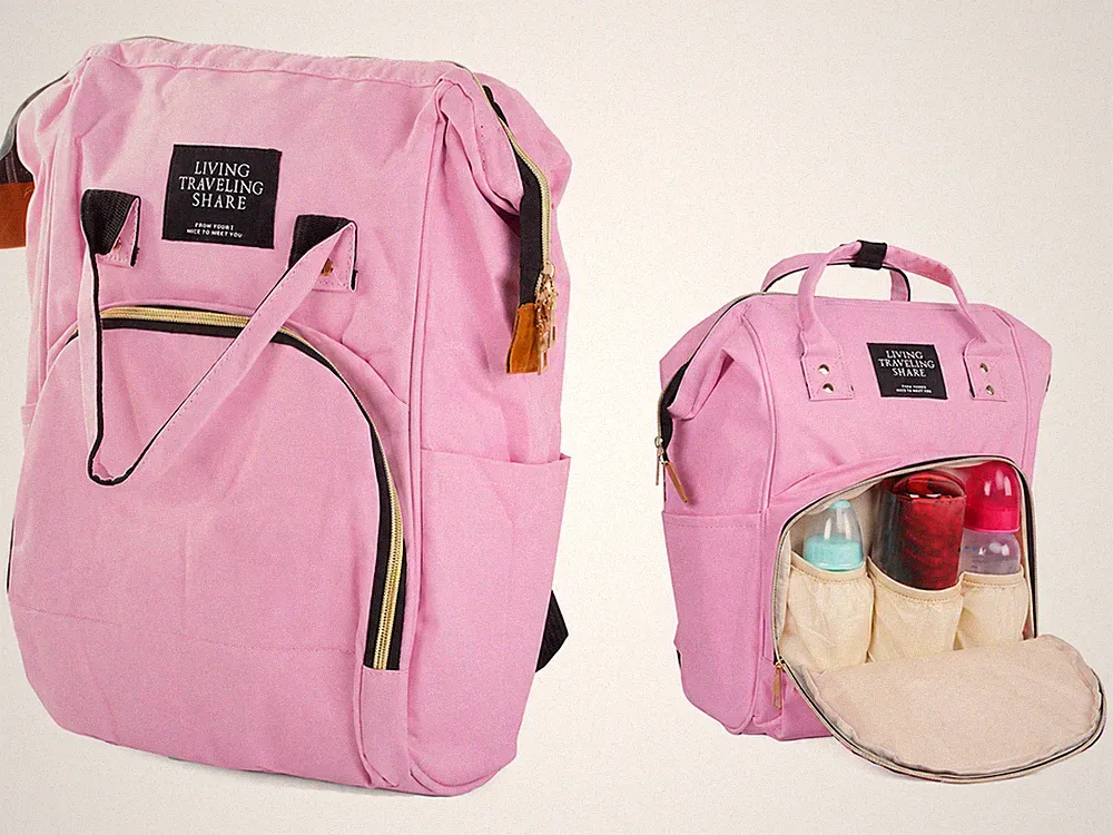 kinderwagen organizer rosa