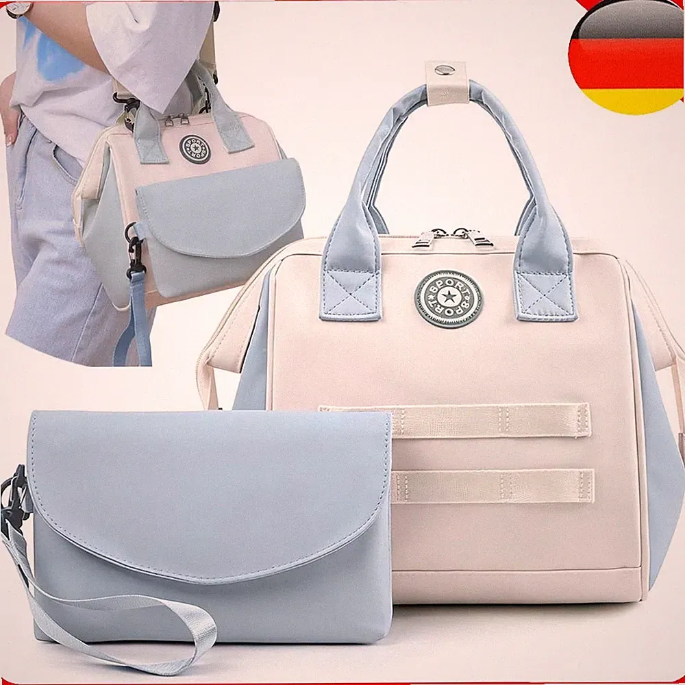 Wickeltasche Baby Kinderwagentasche Windeltasche Henkel +Schultergurt Wasserfest