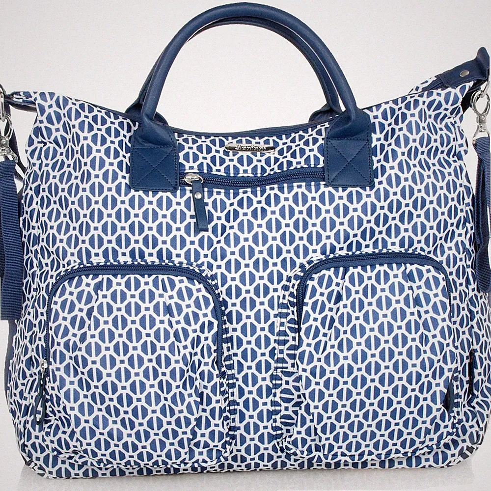 Wickeltasche FLORENCE +Wickelauflage Pflegetasche Windel Baby Tasche Kinderwagen