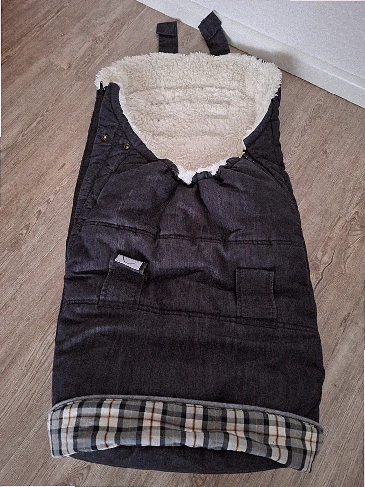 Winterfußsack Buggy Teutonia Anthrazit Grau