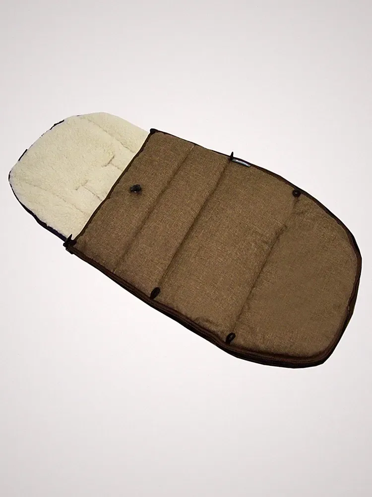 Winterfußsack kompatibel mit Bugaboo Kinderwagen Babyfußsack mit Lammwolle