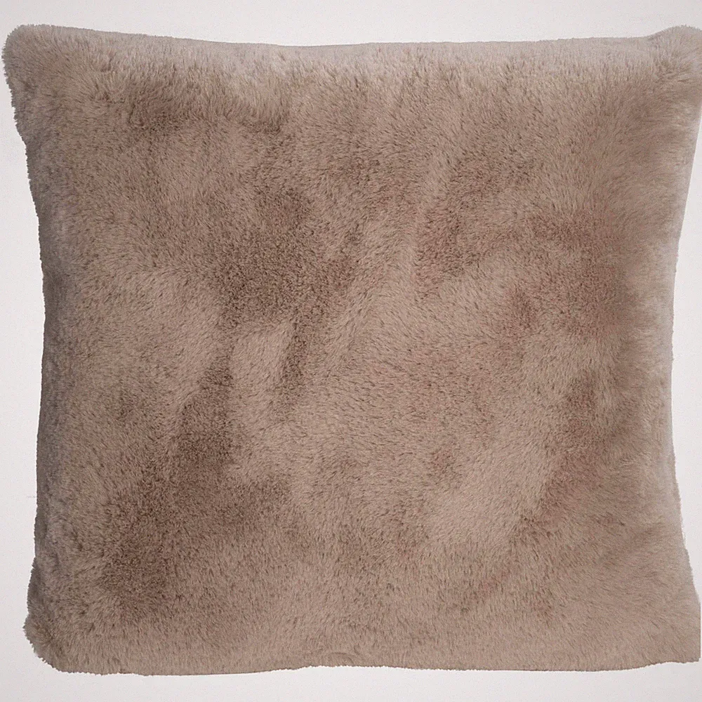 Winterhome Fellkissen Guanako Pearl Dekokissen Kunstfell Fellimitat Tierfell
