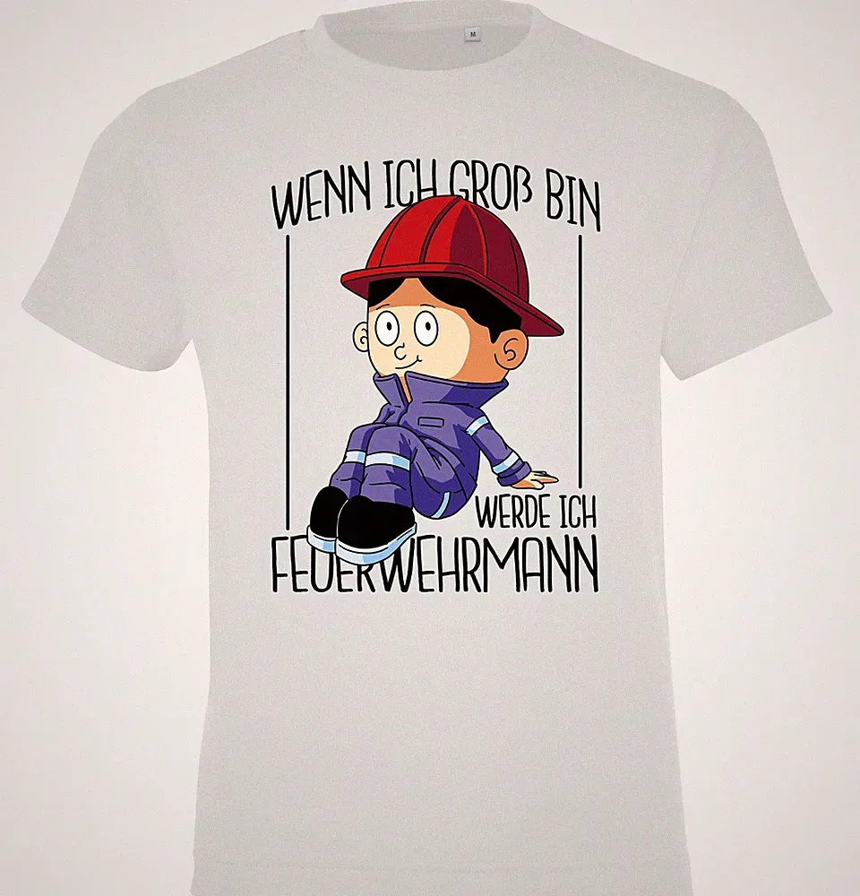 Youth Designz "Wenn Ich groß bin" Kinder T-Shirt Print Logo Spruch Zukunft Traum