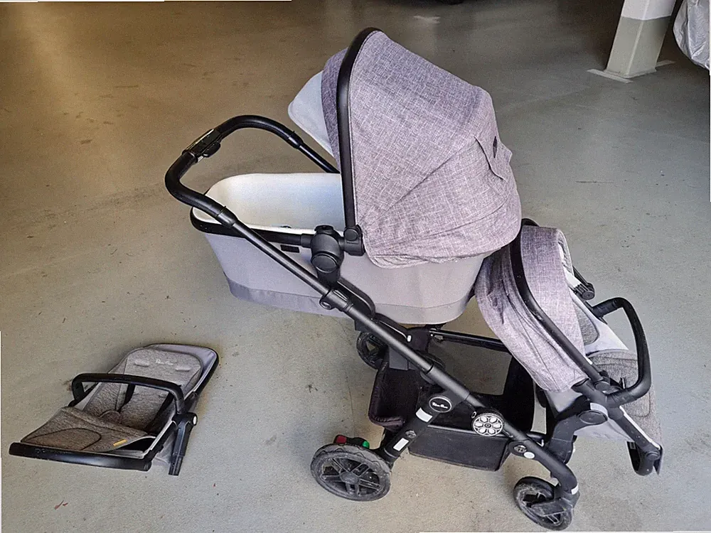 Zwilling Geschwisterkinderwagen Silver Cross Wave 3 in 1 Silvercross