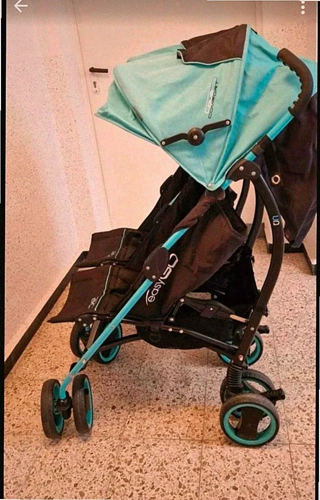 zwilling kinderwagen EasyGo Wie Neu
