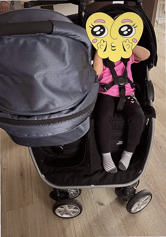 Zwillings- Oder Geschwisterkinderwagen Britax Römer B-Agile Double Twin