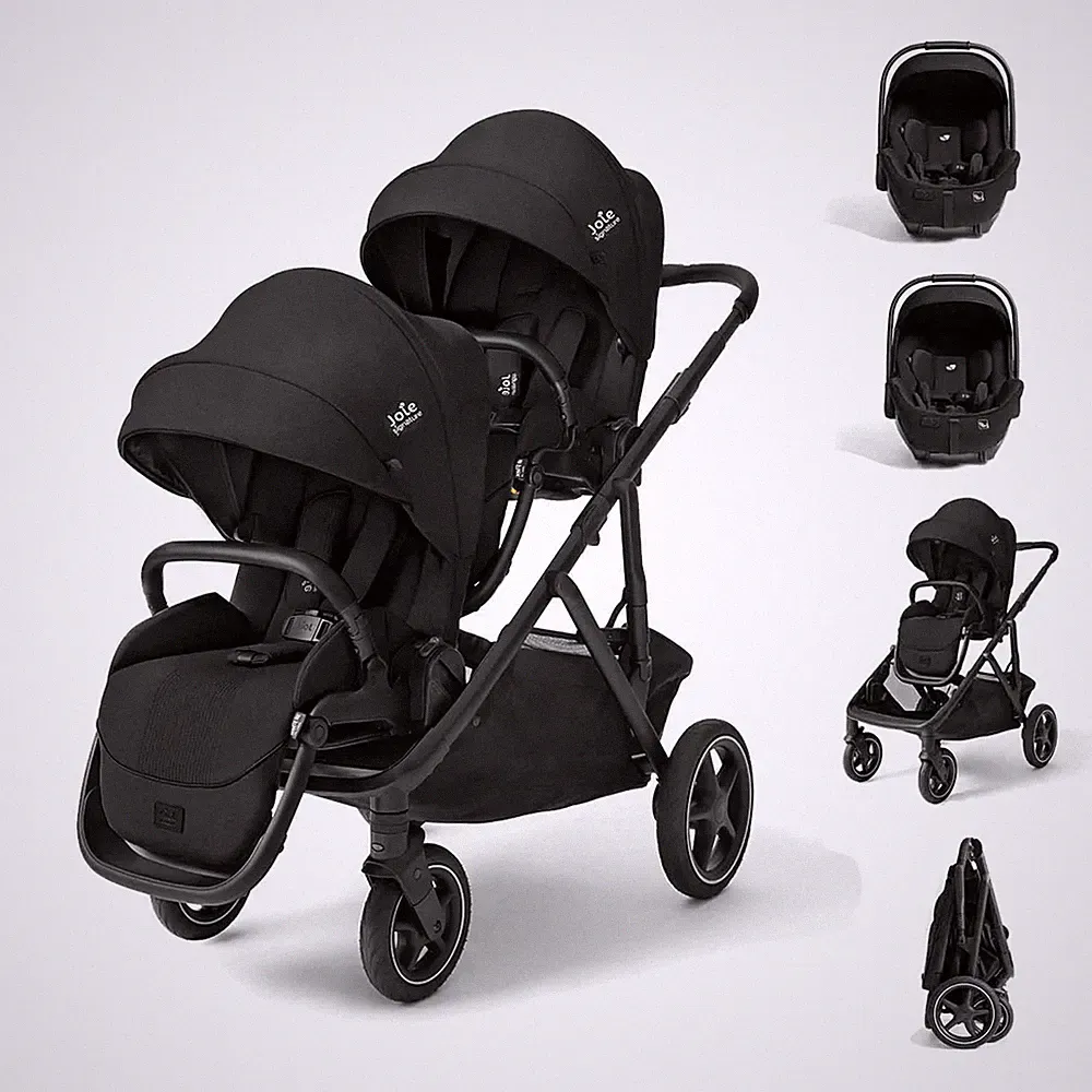 Zwillingskinderwagen Reisesystem Joie Signature Versiti i-Level Pro Autositze