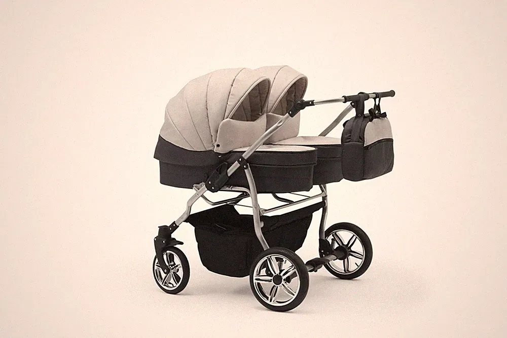 ZWILLINGSWAGEN 2 in 1 DUET LUX - KINDERWAGEN 33 FARBEN.